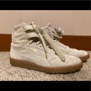 Puma Sky High Off White Suede